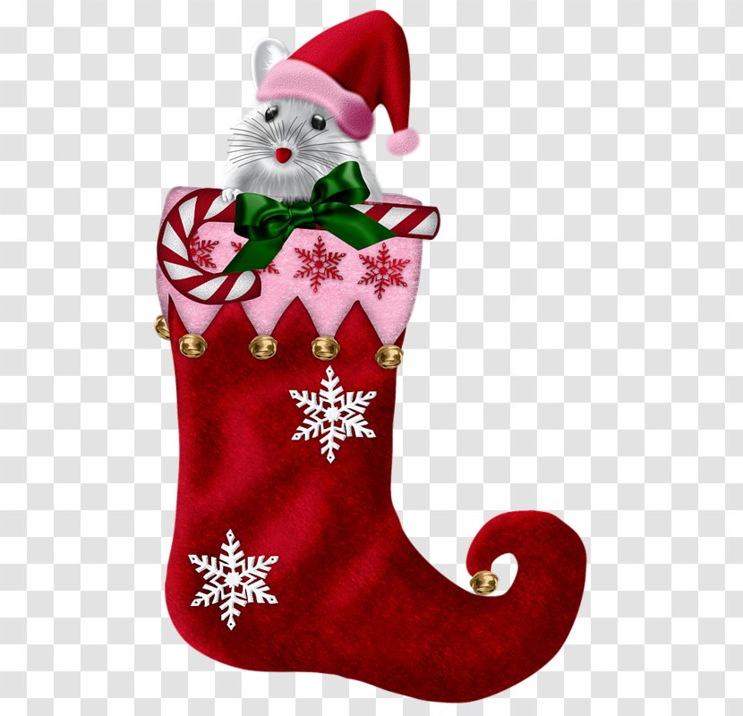 Santa Claus Christmas Stocking Decoration - Tree - Dress Up Transparent PNG