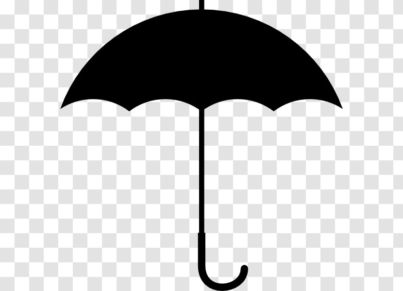 Umbrella Clip Art - Blackandwhite - Fashion Accessory Transparent PNG