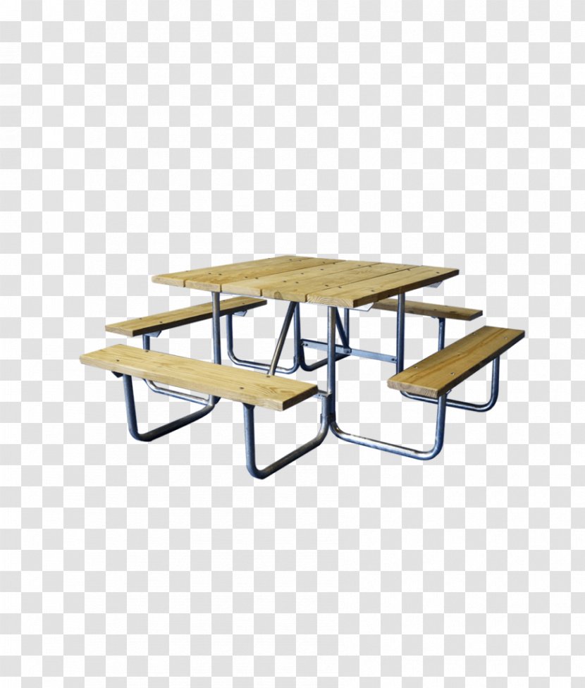 Picnic Table Garden Furniture Centrepiece - Outdoor Transparent PNG