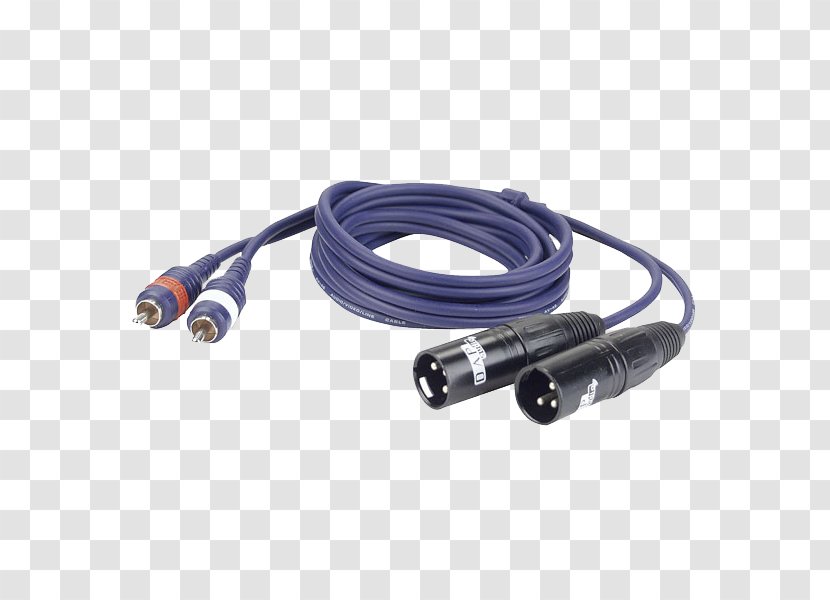 RCA Connector XLR Electrical Cable Audio - Serial Transparent PNG