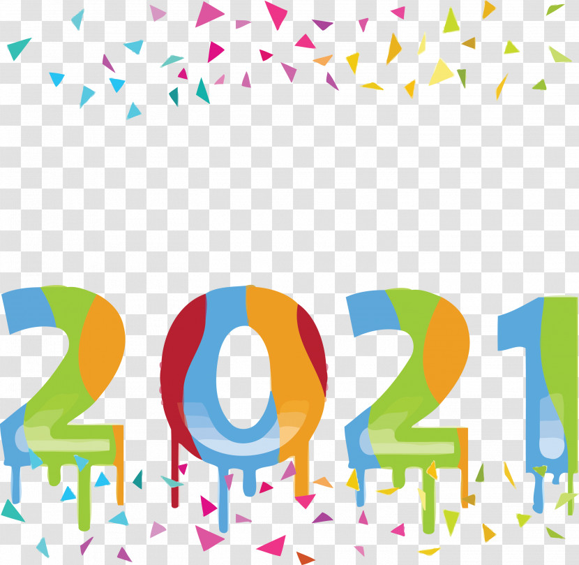 2021 Happy New Year 2021 New Year Transparent PNG