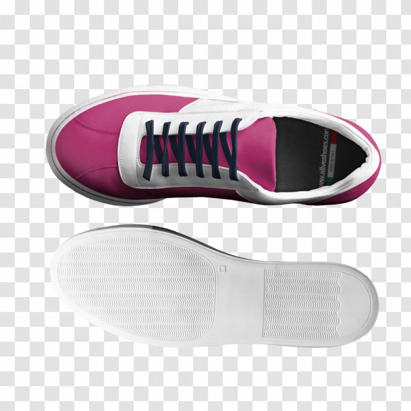 Sneakers Shoe Leather Made In Italy Concept - Purple - Cross Training Transparent PNG