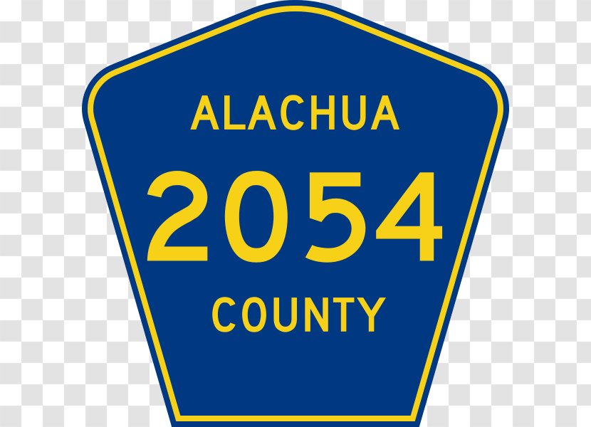 Baldwin County, Alabama US County Highway Shield Road - Yellow Transparent PNG