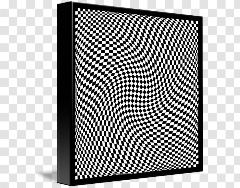 Checkerboard Black And White Pattern - Mesh Transparent PNG