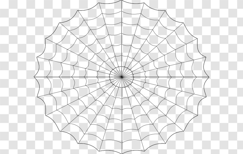 Spider Web Clip Art - Drawing - Vector Wireframe Transparent PNG