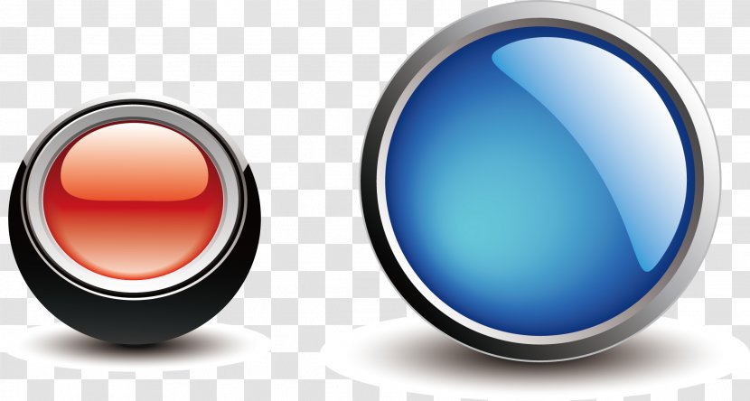Button Download Icon - Sphere - Stereo Transparent PNG