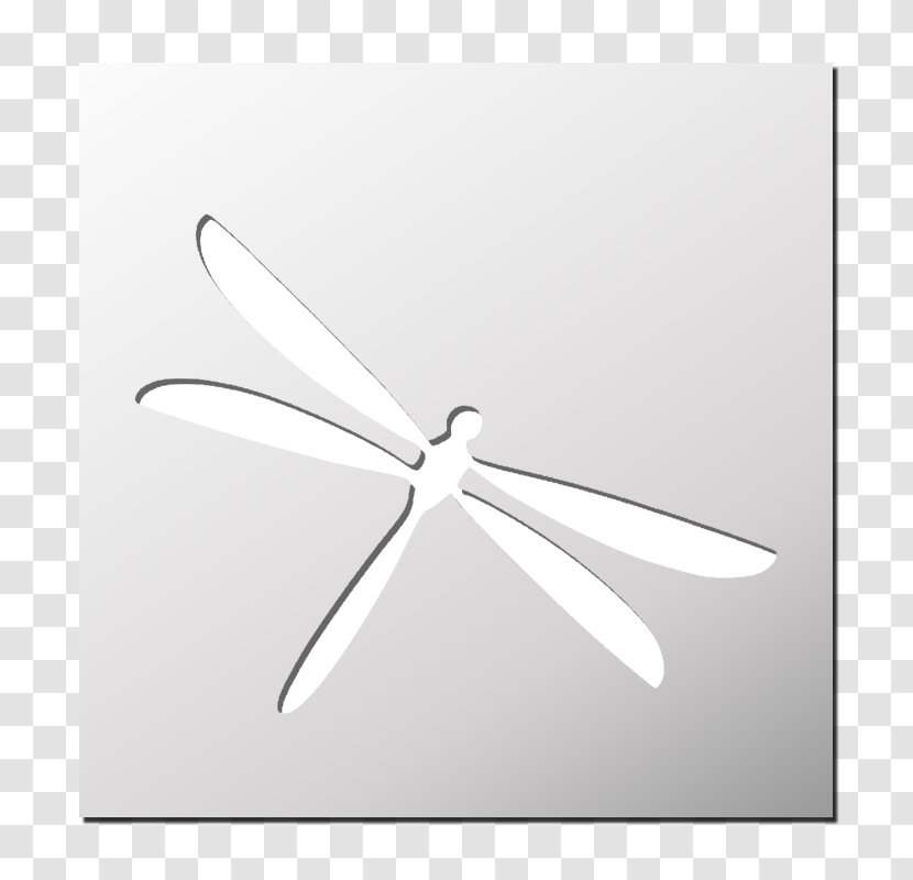 Insect Propeller White - Black And Transparent PNG