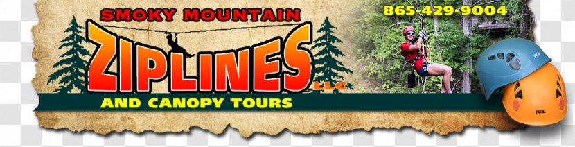 Pigeon Forge Smoky Mountain Ziplines Gatlinburg Zip-line Canopy Tour - Zipline - Brand Transparent PNG