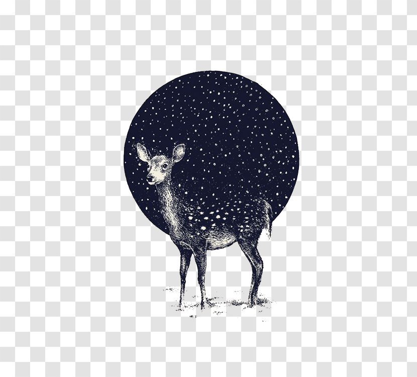 Drawing Art Illustrator Illustration - Painting - Deer Transparent PNG