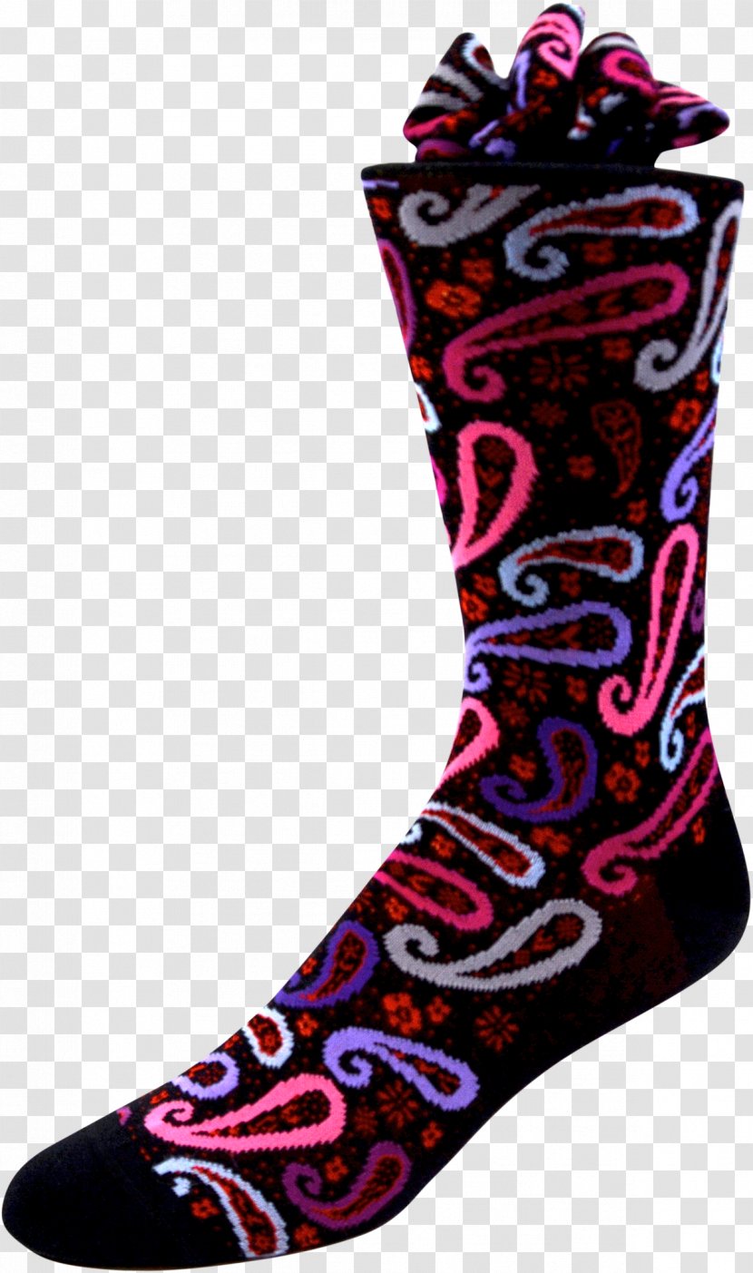 Boot Sock Paisley Necktie Pattern - Neck Transparent PNG
