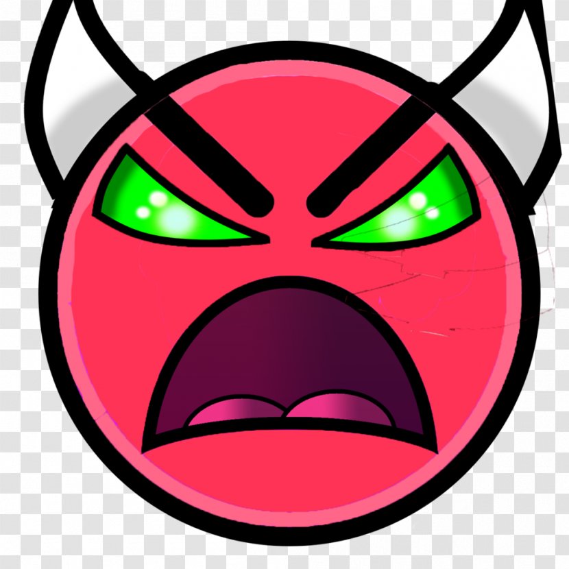 Geometry Dash Face YouTube - Geomentry Transparent PNG