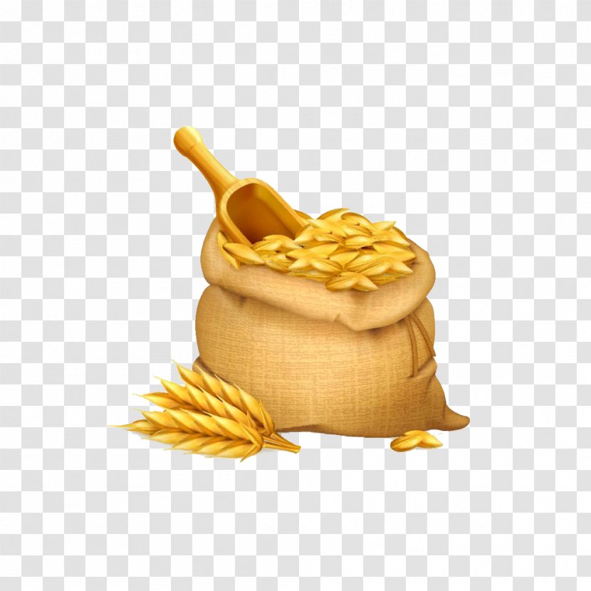 Wheat Gunny Sack Bag Clip Art - Cereal - The In Transparent PNG