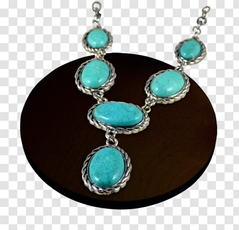 Turquoise Earring Necklace Cabochon Charms & Pendants Transparent PNG