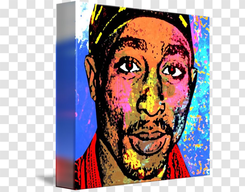 Modern Art Visual Arts Facial Hair - Tupac Shakur Transparent PNG