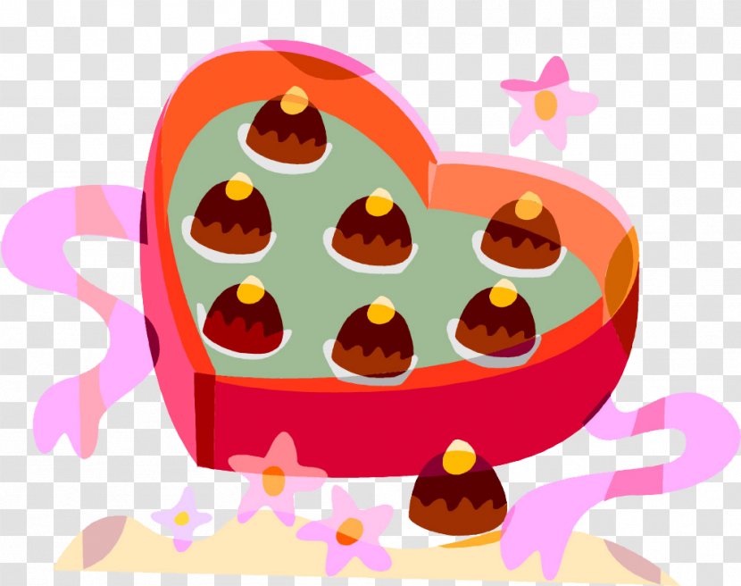 Valentine's Day Chocolate Heart Clip Art - Valentine S - Cartoon Transparent PNG