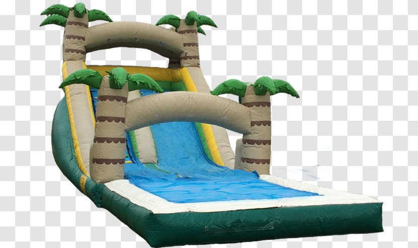 Inflatable Bouncers Swimming Pool Playground Slide Water - Bounce House Rental Transparent PNG