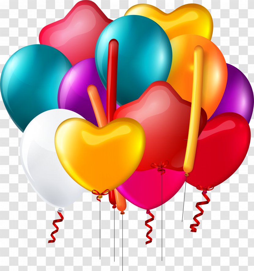 Balloon Birthday Clip Art Desktop Wallpaper - Balloons Transparent PNG