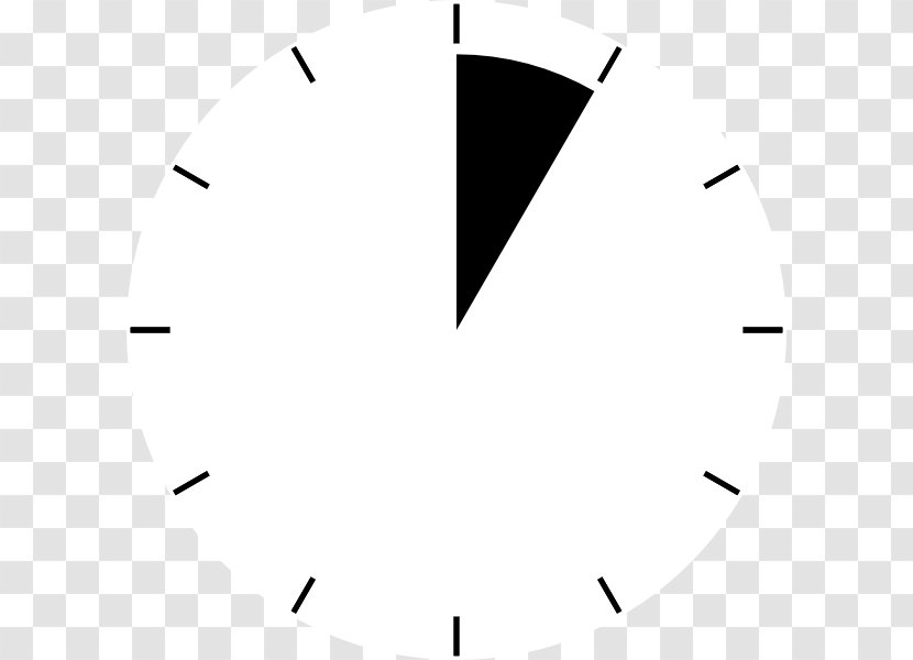 Clock Periods Clip Art - Black And White - Free Vector Transparent PNG