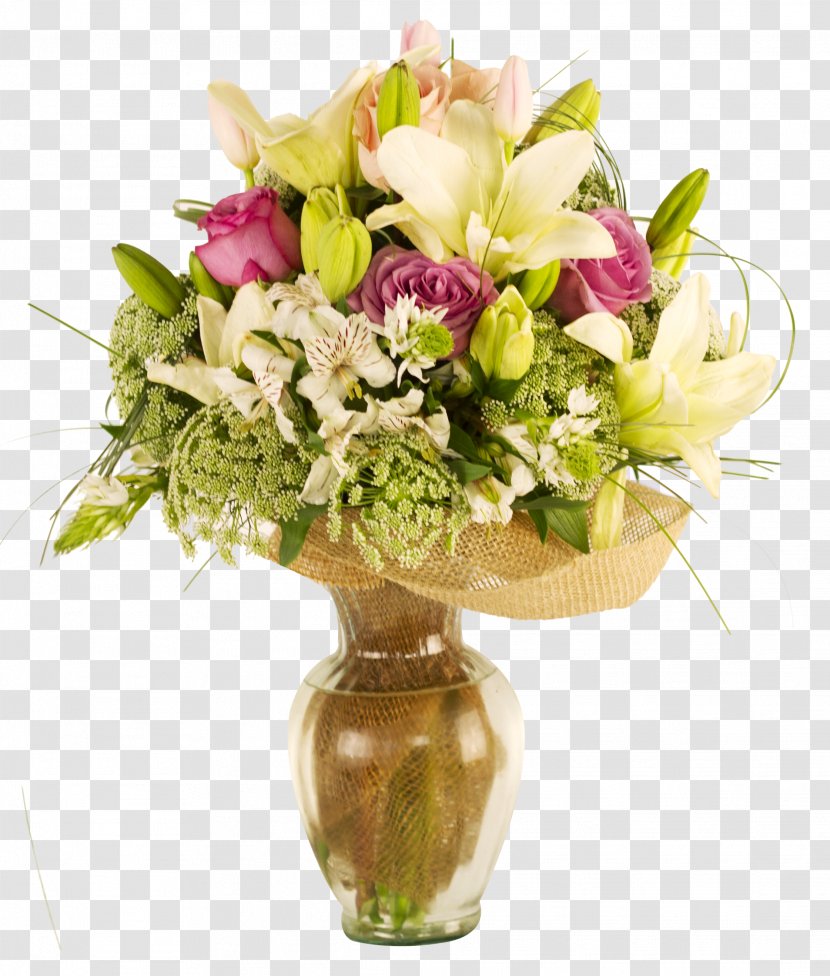 Floral Design Cut Flowers Vase Flower Bouquet Transparent PNG