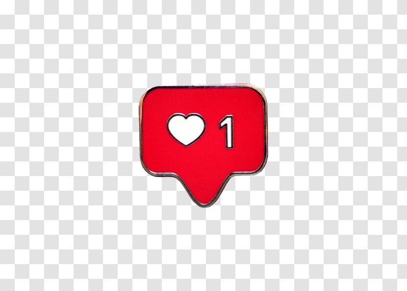 Heart Instagram Like Button Emoji - Bonbones Transparent PNG