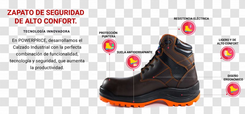Shoe Bota Industrial Boot Footwear Comfort - Walking Transparent PNG