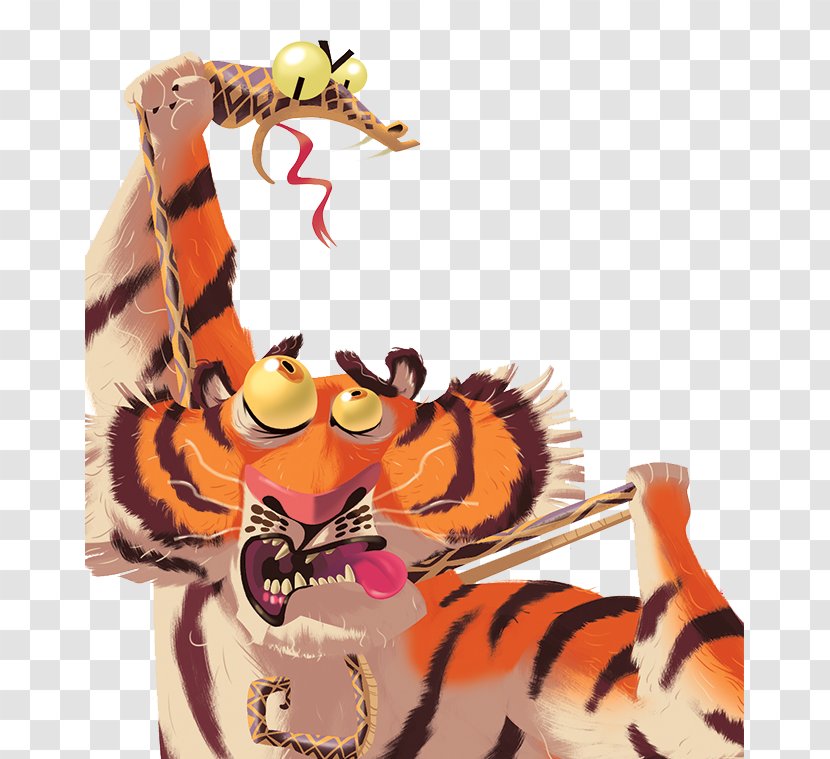 Tiger Deer Chevrotain Illustration - Big Cats - Mischievous Transparent PNG