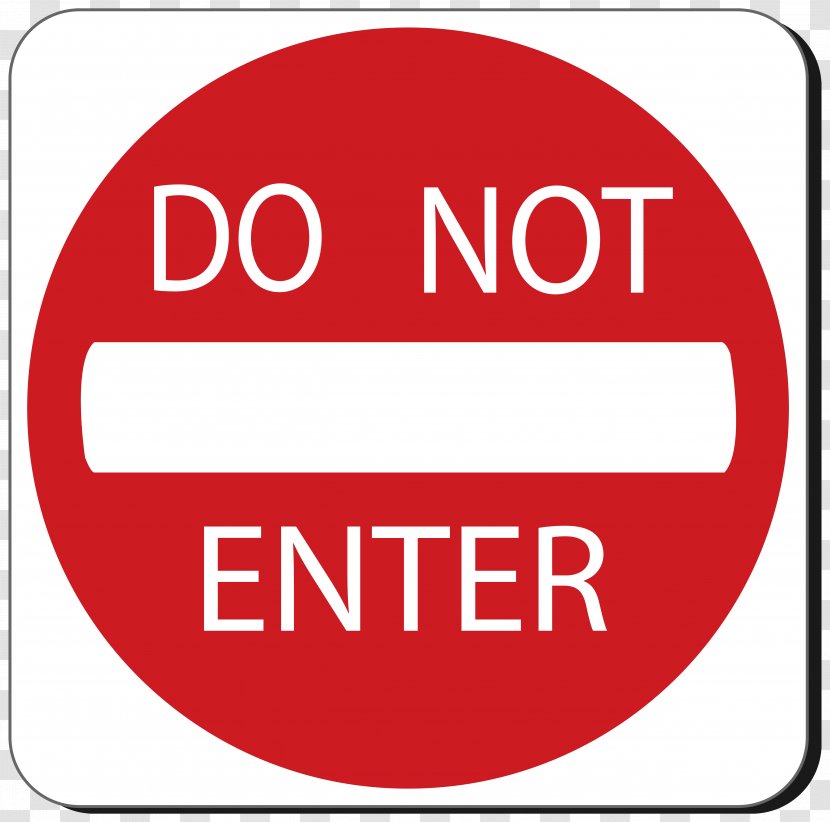 Door Hanger Traffic Sign Warning - Signs Transparent PNG