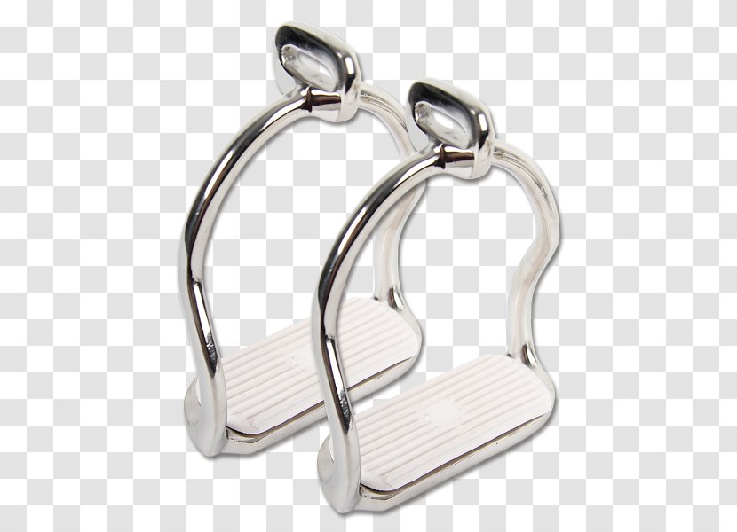 Icelandic Horse Stirrup Saddle Equestrian - Silver - Stirrups Transparent PNG