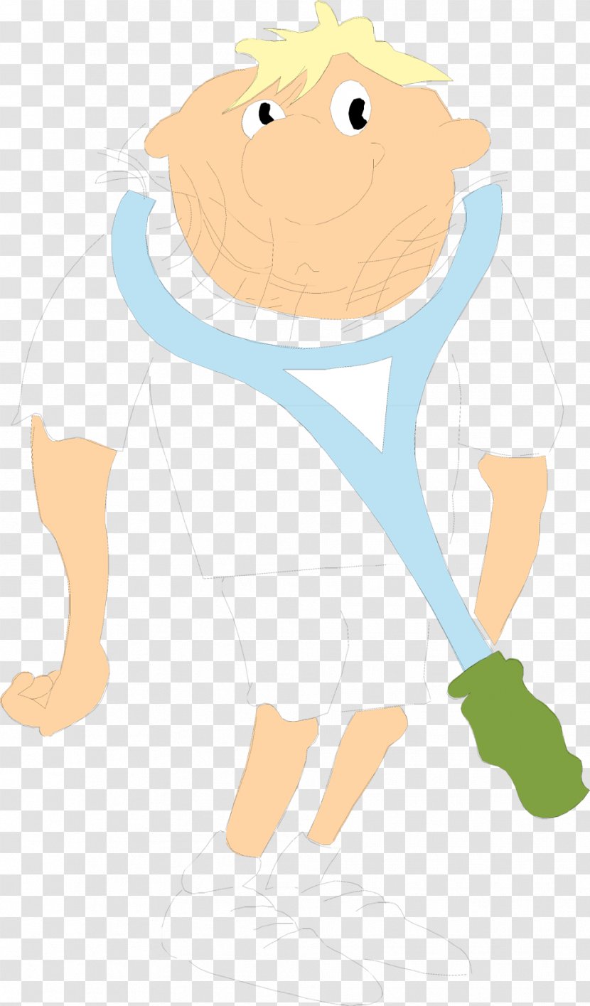 Vertebrate Thumb Human Behavior Clip Art - Cartoon Tennis Racket Transparent PNG