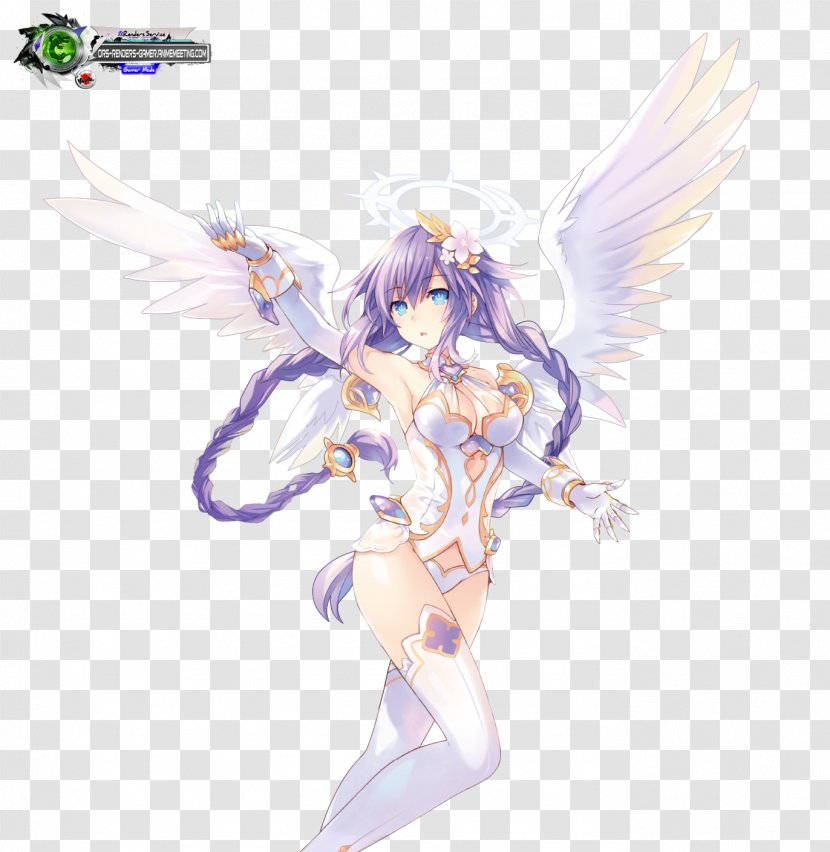 Cyberdimension Neptunia: 4 Goddesses Online Double Dragon IV PlayStation Video Game - Silhouette - Purple Heart Transparent PNG
