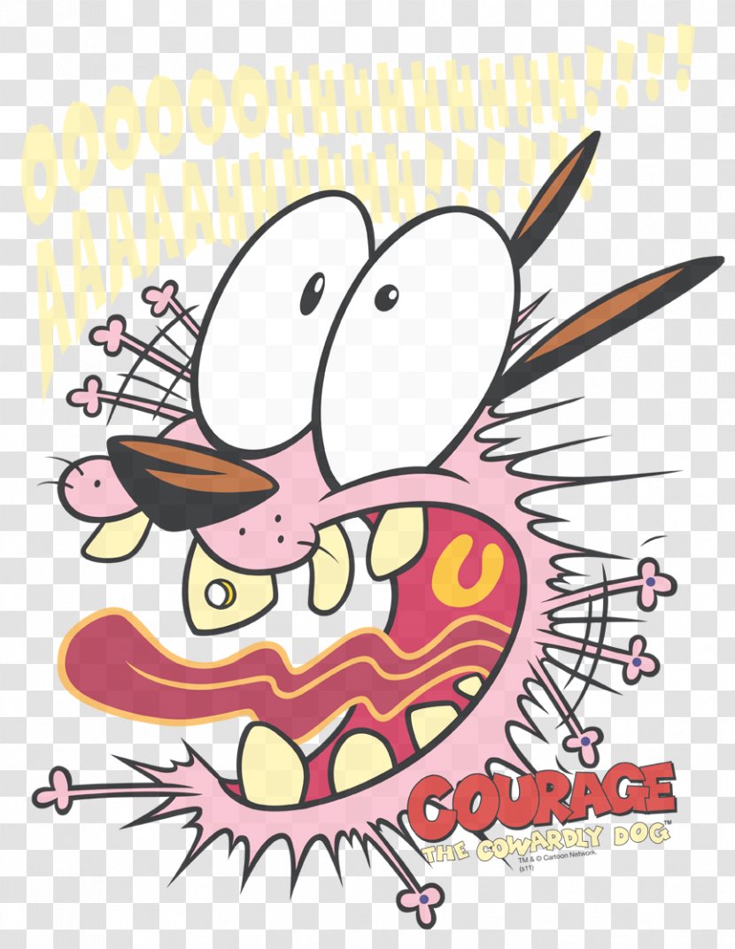 Courage The Cowardly Dog - John Dilworth - Cow And Chicken Transparent PNG