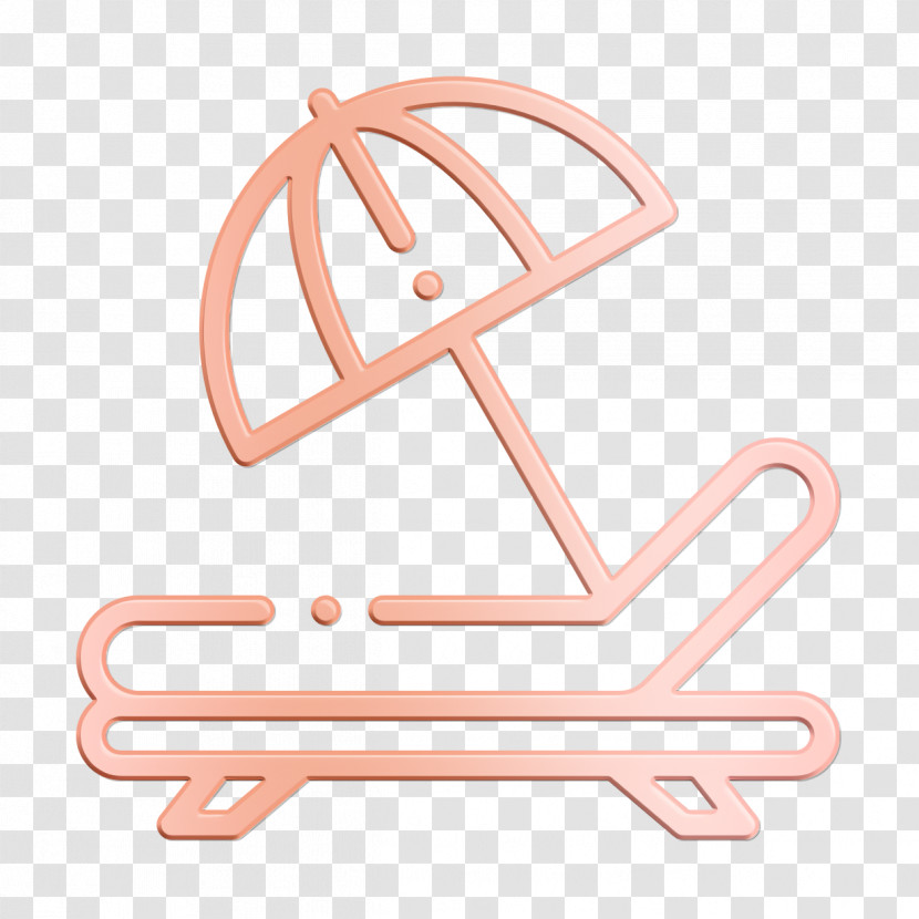 Sunbed Icon Beach Icon Hotel Icon Transparent PNG
