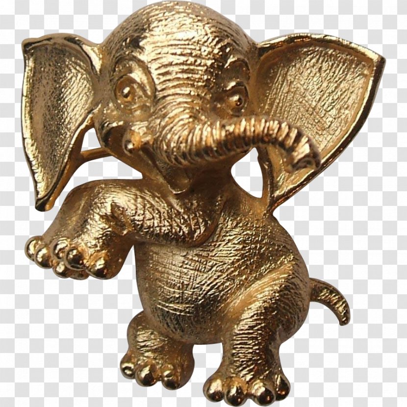 Indian Elephant Bronze 01504 Statue - India Transparent PNG