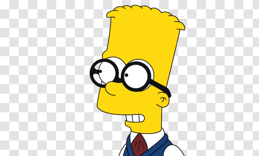 Bart Simpson Homer Ned Flanders Marge Grampa - Smiley Transparent PNG