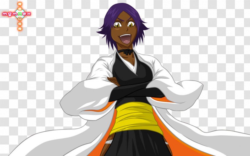 Yoruichi Shihouin Byakuya Kuchiki Rukia Ichigo Kurosaki Soifon - Frame Transparent PNG