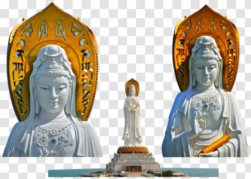 Statue Hainan Religion Ancient History Greece - Temple - Guan Yin Transparent PNG