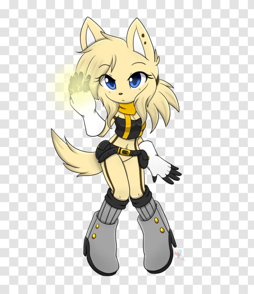 Cat Sonic 3D Ariciul The Hedgehog Doctor Eggman - Silhouette - Yellow Bunny Transparent PNG