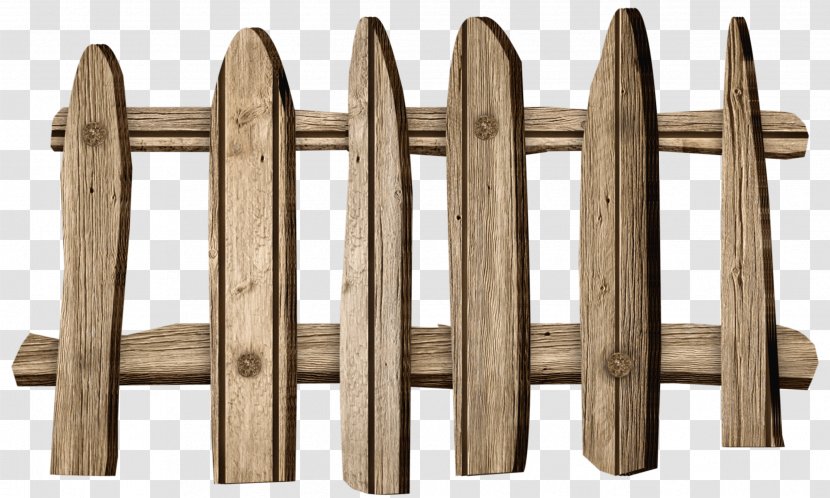 Fence Pickets Clip Art Gate - Wood Transparent PNG