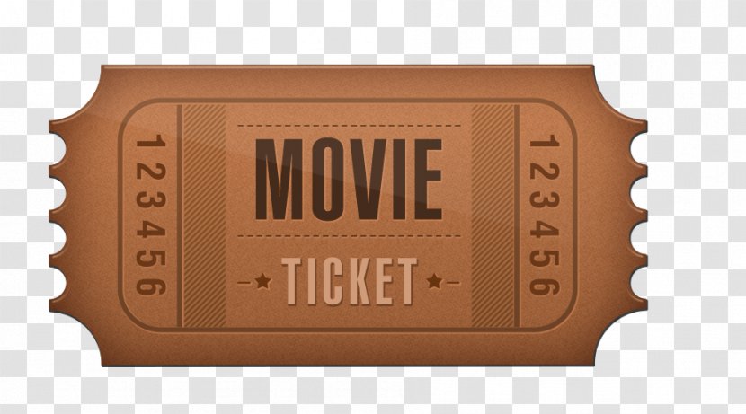 Ticket Cinema Film - Brand - Free Movie Stub To Pull Material Transparent PNG