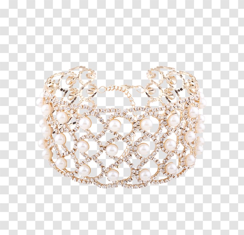 Pearl Jewellery Clothing Accessories Choker Necklace - Imitation Gemstones Rhinestones - Rhinestone Transparent PNG