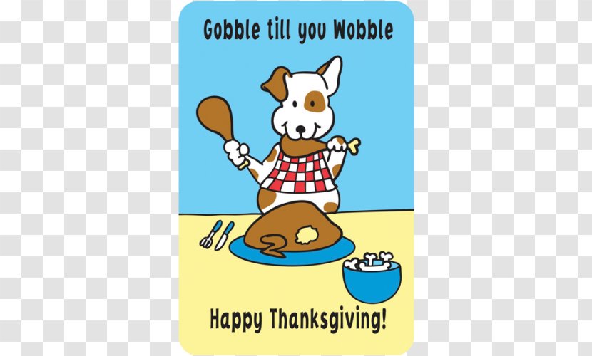 Dog Clip Art Canidae Crunchkins Edible Crunch Card Gobble Till You Wobble Happy Thanksgiving Product - Area Transparent PNG