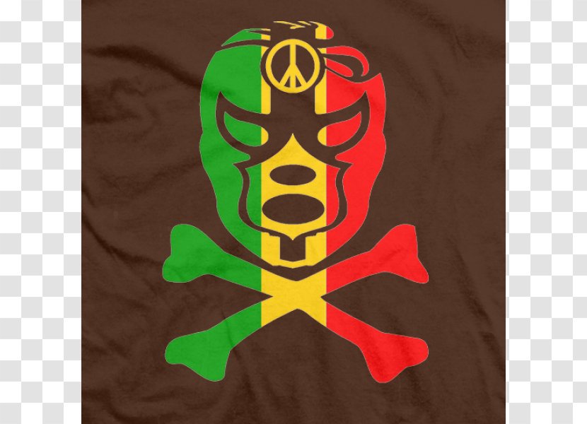 T-shirt Skull Rastafari Art Clip - Fictional Character - Rasta Transparent PNG