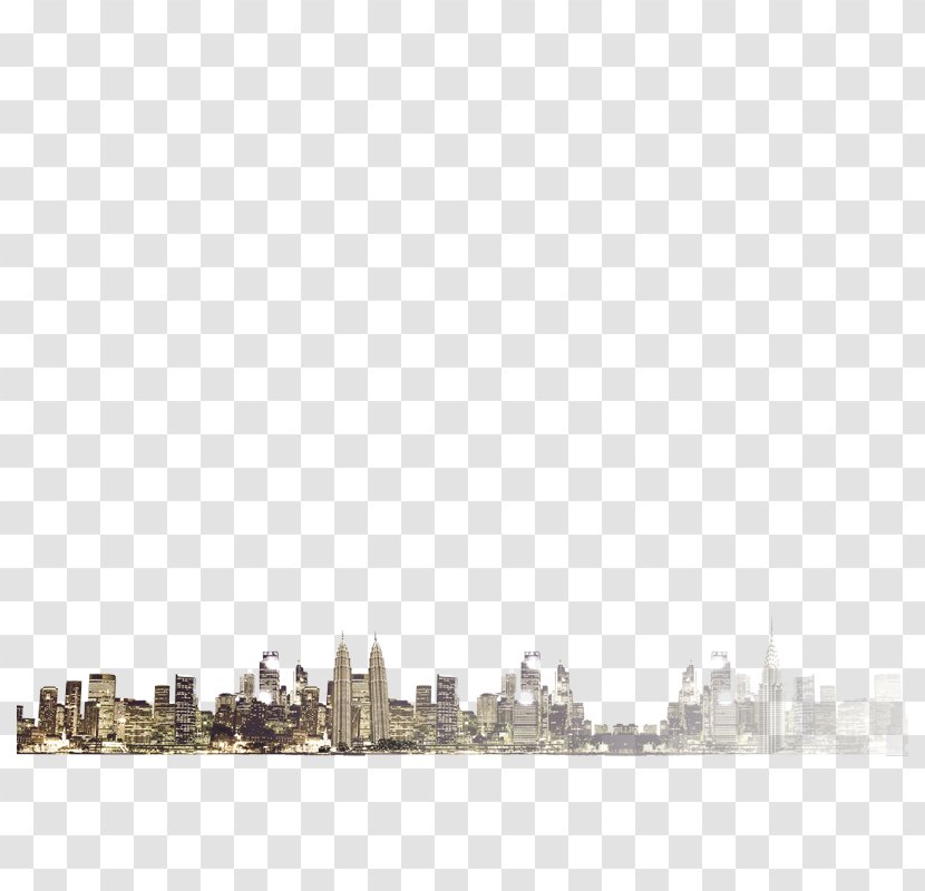 White Black Pattern - And - City Transparent PNG