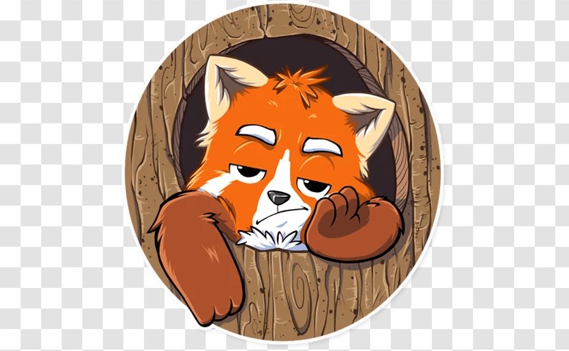 Telegram Sticker Dog Mammal - Fiery Flynn Transparent PNG