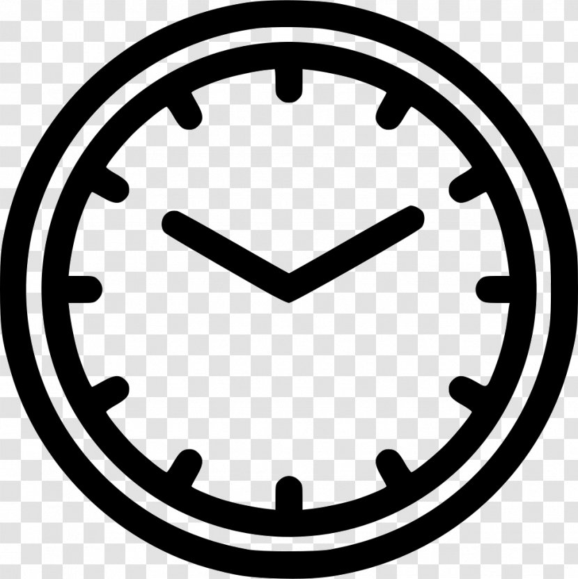 Time Management - Black And White - Symbol Transparent PNG