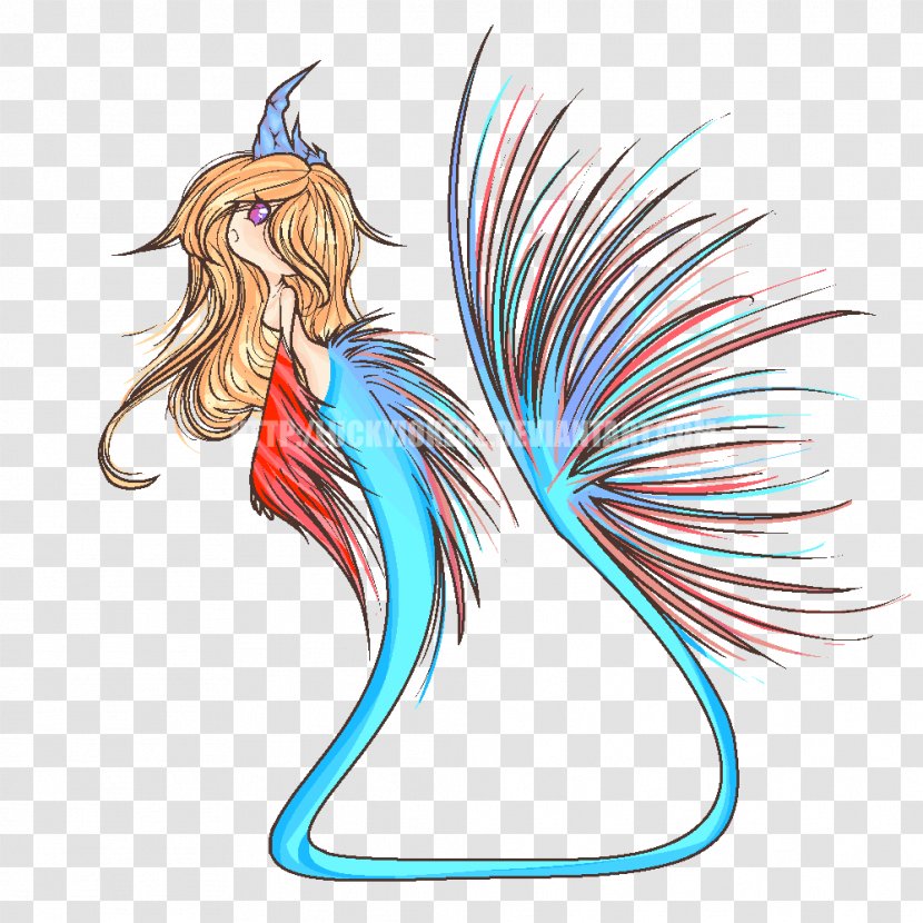 Siamese Fighting Fish Mermaid Sireno - Tail Transparent PNG