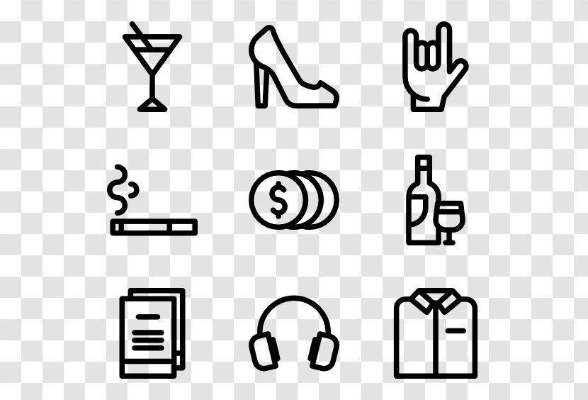 Icon Design Clip Art - Hand - Nightclub Party Transparent PNG