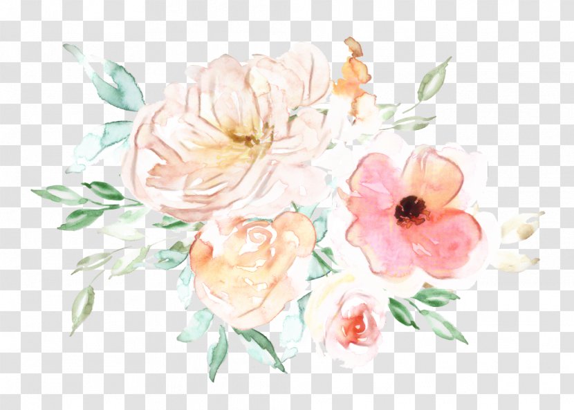 Watercolor Flower Background - Cut Flowers - Anthurium Peony Transparent PNG