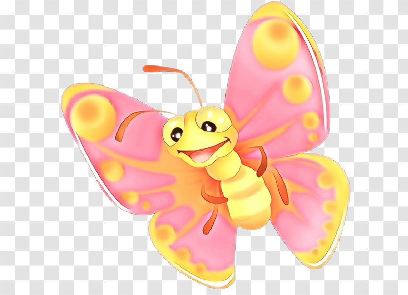 Butterfly Insect Pink Moths And Butterflies Wing - Pollinator - Membranewinged Animal Figure Transparent PNG