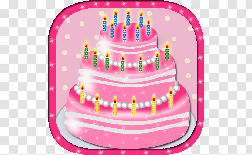 Princess Cake Birthday Torte Tart Games For Girls - Royal Icing Transparent PNG